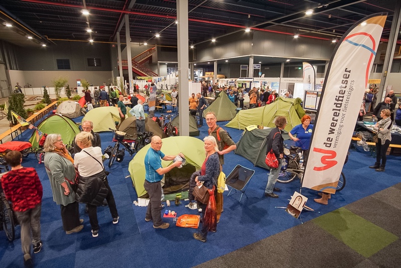 tenten veld fiets wandelbeurs