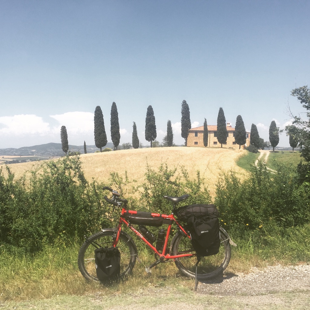 fietsreis naar Rome door Toscane