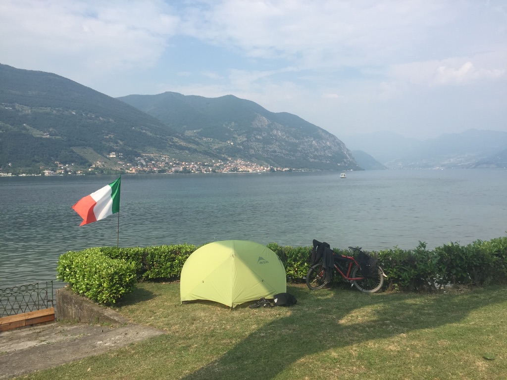 Kamperen Lago d'Iseo