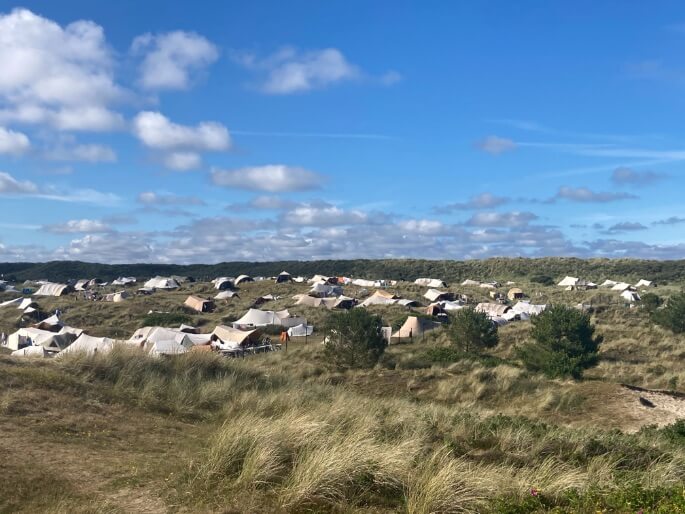 Camping Stortemelk op Vlieland