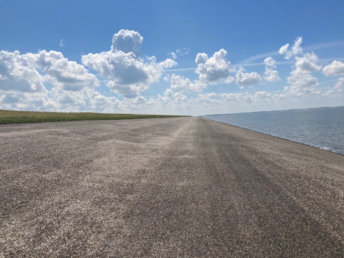 fietspad naar Den Helder