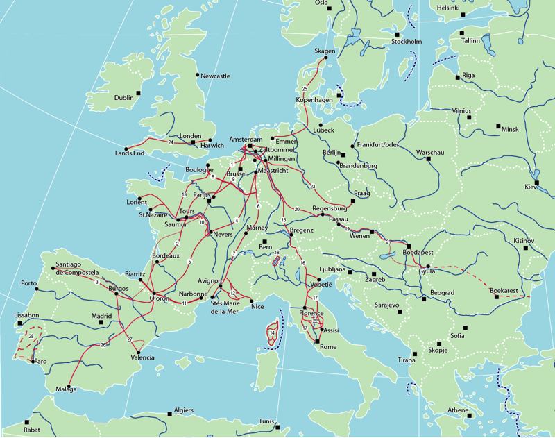 Pirola fietsroutes overzicht