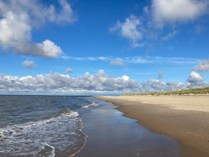 Strand bij Vlieland