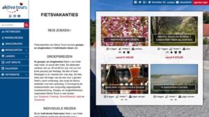 Aktiva Tours website