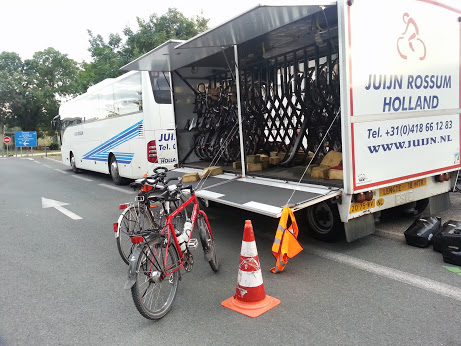 fietsbus in Saumur