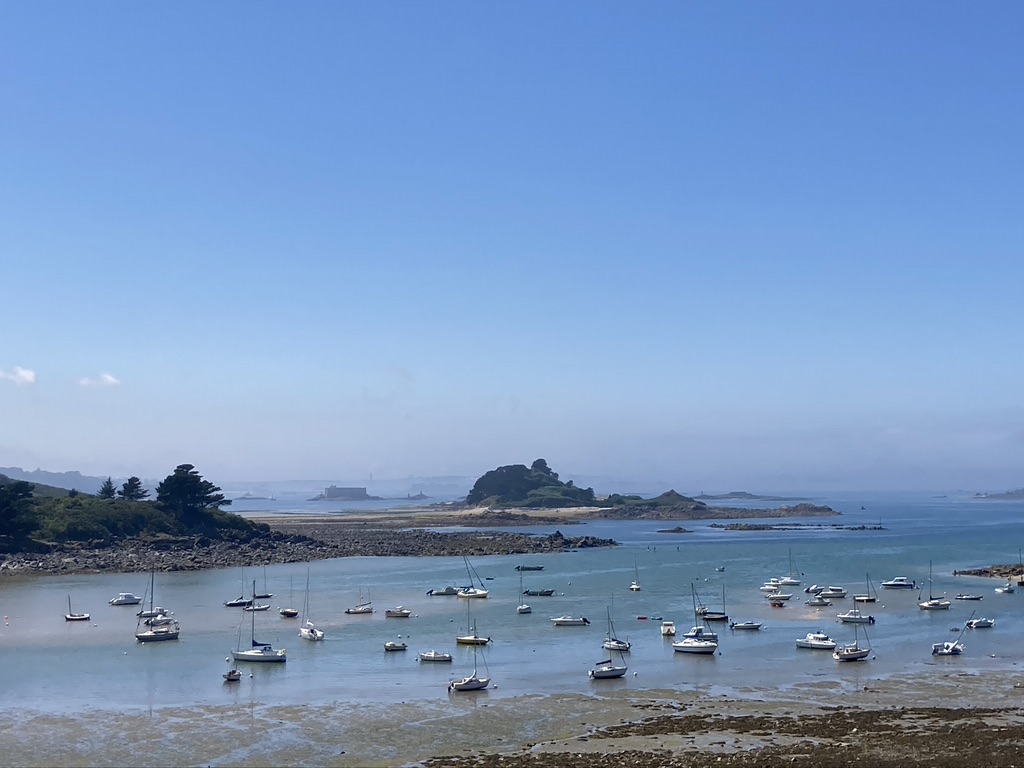 uitzicht baai Bretagne