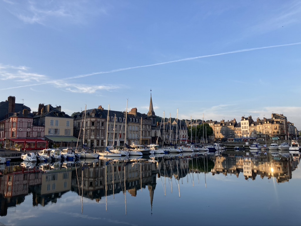 Honfleur mijn eindpunt van de Vélomaritime