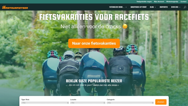 Amateurfietser website