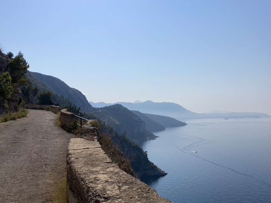 fietspad uit Dubrovnik