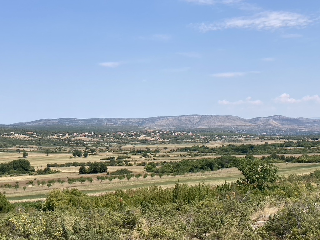 Landschap bij Benkovac