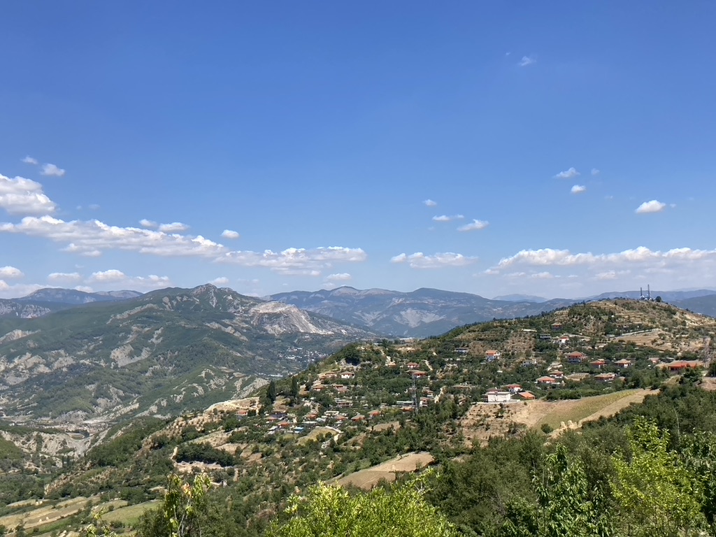 Albanië Balkan Kustroute uitzicht