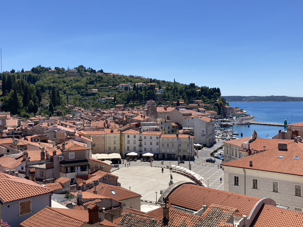 Piran Slovenie grote plein