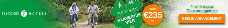 Fletcher Fietsarrangementen Klavertje Vier banner