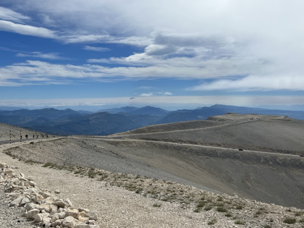 Uitzicht vanaf de Mont Ventoux