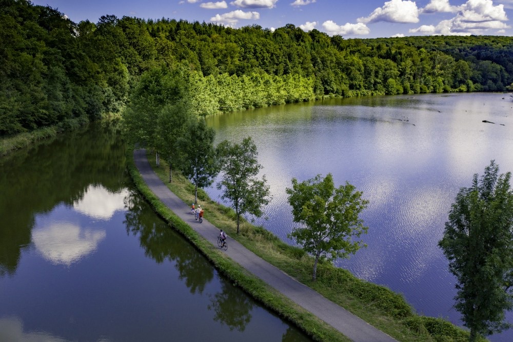La Voie Bleue Fietsroute Frankrijk